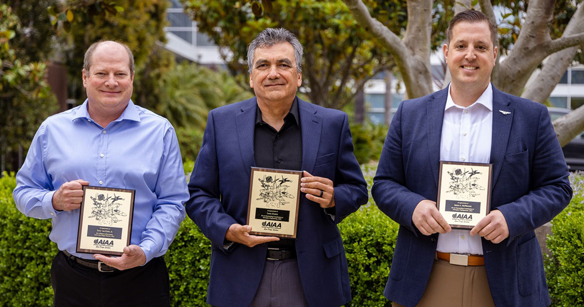 3 GA-ASI Engineers Win Awards from AIAA