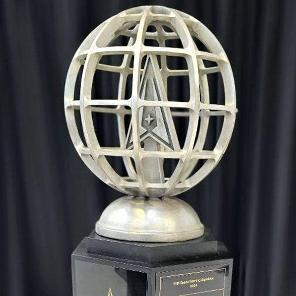 U.S. Space Force Unit of the Year Award trophy