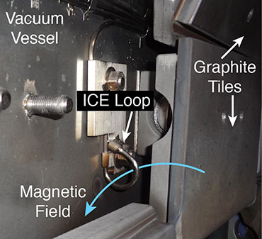 ICE Loop installed on the DIII-D vacuum vessel.
