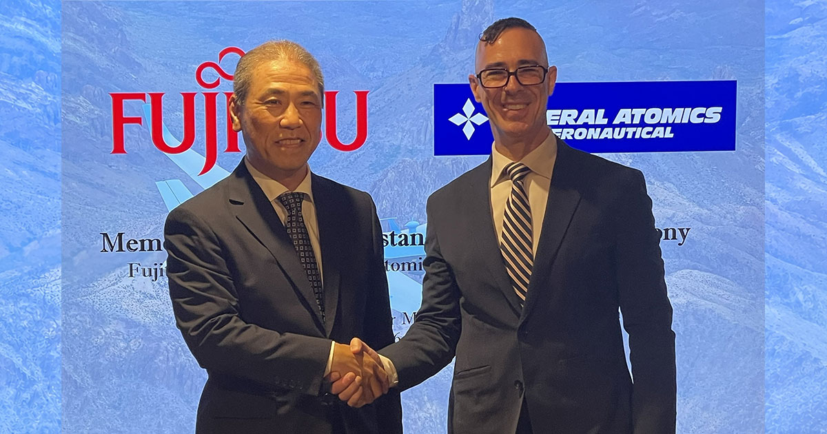 GA-ASI and Fujitsu Sign MOU for the Maintenance and Operation of UAS in Japan