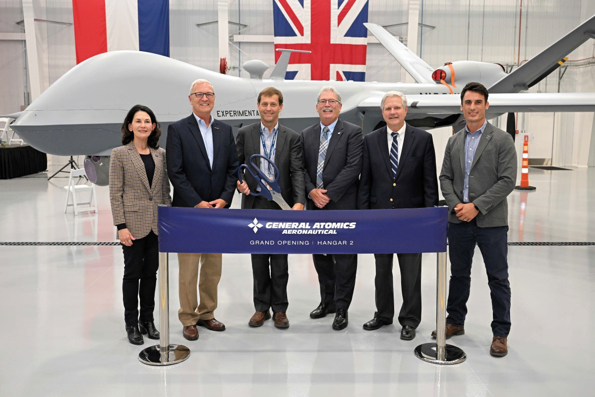 GA-ASI Opens New Hangar at FTTC in Grand Forks, ND
