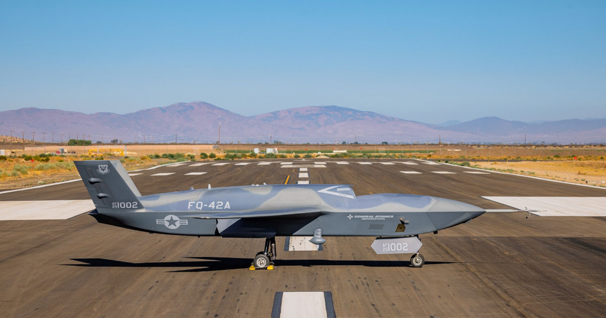 GA-ASI Partnering With Spirit Defense For FQ-42 CCA Production 