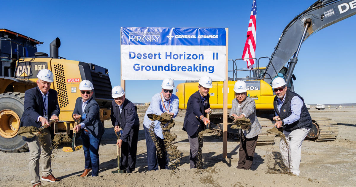 GA-ASI Breaks Ground on a New Hangar in El Mirage