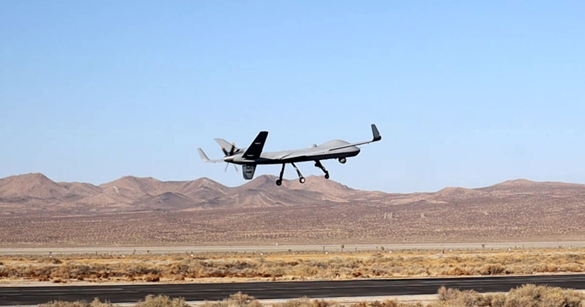 GA-ASI Completes First Flight of Belgium's MQ-9B SkyGuardian