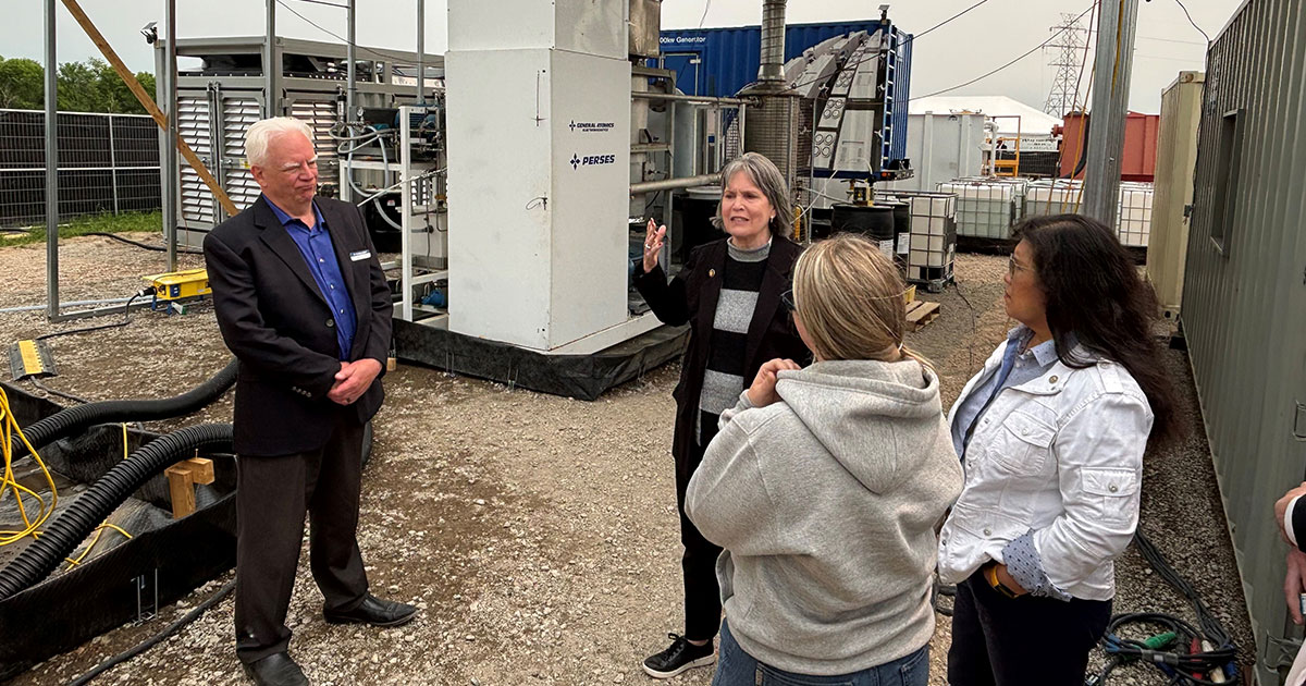 General Atomics Demonstrates PFAS Destruction System for Minnesota Congresswoman, State and Local Officials