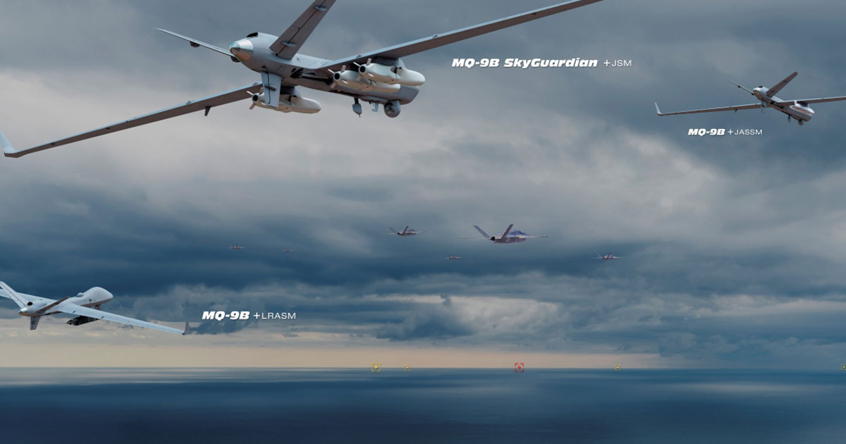 GA-ASI Develops Long-Range Weapons Capabilities for MQ-9B