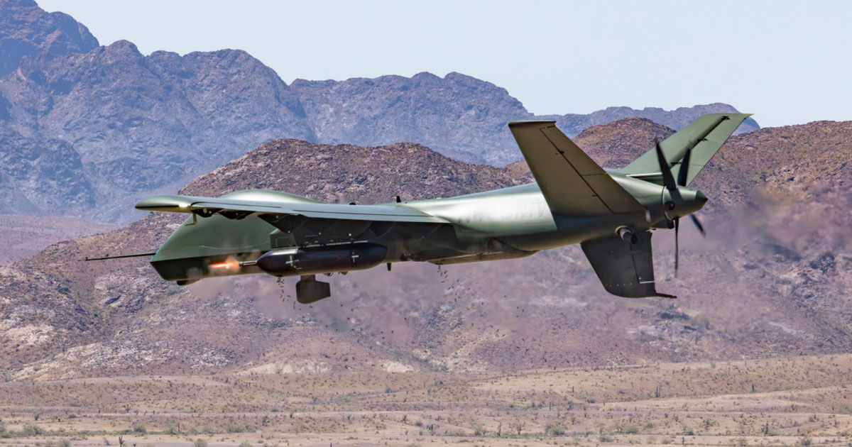 GA-ASI Mojave Lights Up the Yuma Desert in Live-Fire Demonstration