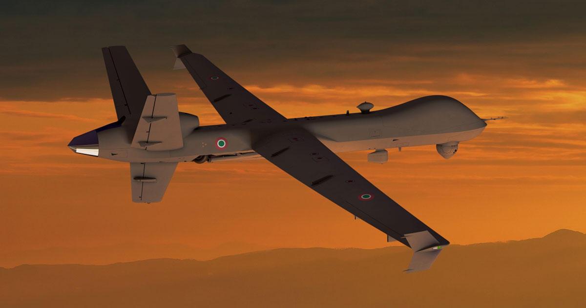 Italian Air Force Flies New MQ-9A Block 5 RPA from GA-ASI