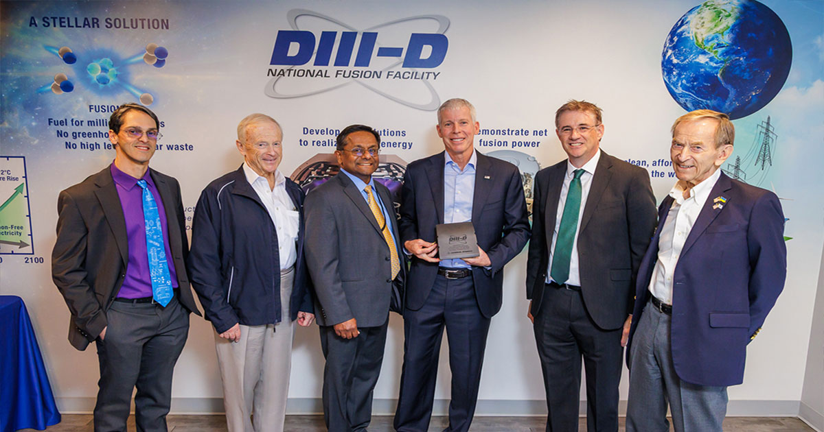 U.S. Energy Secretary Tours Fusion Facilities at General Atomics