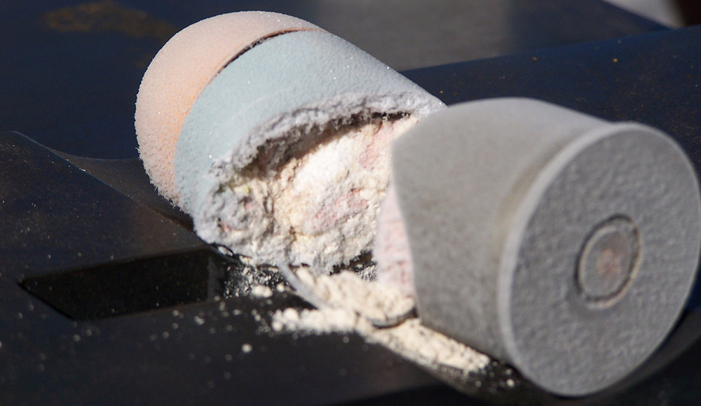 40mm HEPD grenade post cryofracture processing